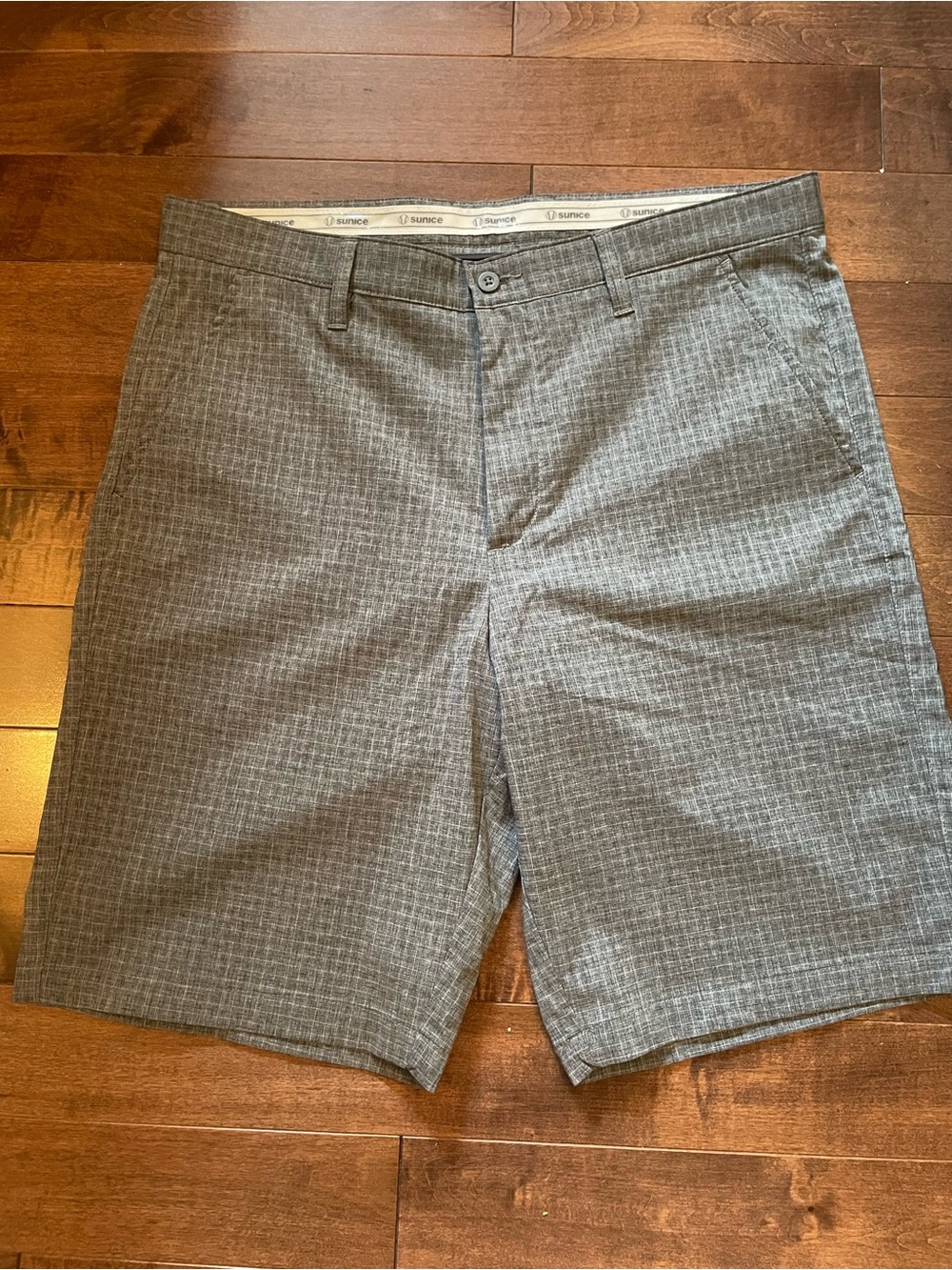Sunice Gray  Flat-Front Men's Shorts